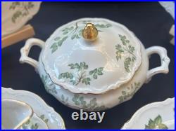 Vintage Bavaria Germany Porcelain Plate Floral Design Gold Trim