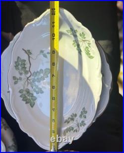 Vintage Bavaria Germany Porcelain Plate Floral Design Gold Trim