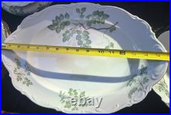 Vintage Bavaria Germany Porcelain Plate Floral Design Gold Trim