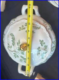 Vintage Bavaria Germany Porcelain Plate Floral Design Gold Trim