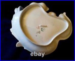 Vintage C. T. Carl Tielsch Large Porcelain China Handled Dish Gold Trim Germany
