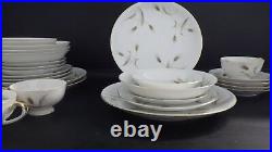 Vintage China Dinnerware Set Golden Wheat by Arlene Seyei service 4 28 pieces