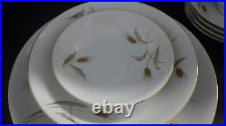 Vintage China Dinnerware Set Golden Wheat by Arlene Seyei service 4 28 pieces