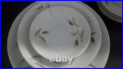 Vintage China Dinnerware Set Golden Wheat by Arlene Seyei service 4 28 pieces