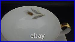 Vintage China Dinnerware Set Golden Wheat by Arlene Seyei service 4 28 pieces