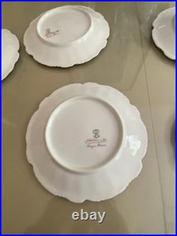 Vintage China Nathan Straus & Sons LS&S-Limoges FR Snowflake Pattern Gold Leaf