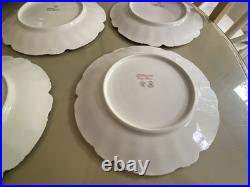 Vintage China Nathan Straus & Sons LS&S-Limoges FR Snowflake Pattern Gold Leaf