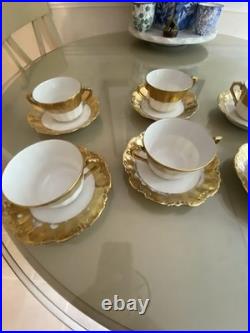 Vintage China Nathan Straus & Sons LS&S-Limoges FR Snowflake Pattern Gold Leaf Vintage China Nathan Straus & Sons LS&S-Limoges FR Snowflake Pattern Gold Leaf