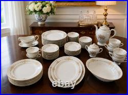 Vintage Continental China Germany Empire Fine China Dinnerware Set 64+ Piece