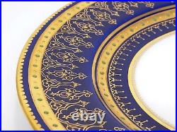 Vintage Copelands China England Blue & Gold Decoration Bread Plate Collamore 9