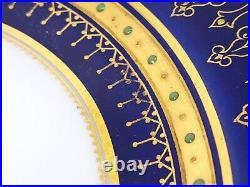 Vintage Copelands China England Blue & Gold Decoration Bread Plate Collamore 9