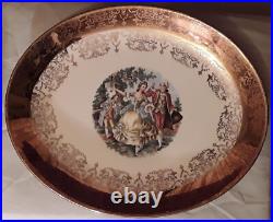 Vintage Crest O Gold Sabin's Warranted 22 KT Porcelain China 34 Piece Set Vintage Crest O Gold Sabin's Warranted 22 KT Porcelain China 34 Piece Set