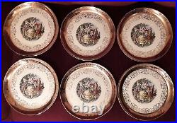 Vintage Crest O Gold Sabin's Warranted 22 KT Porcelain China 34 Piece Set Vintage Crest O Gold Sabin's Warranted 22 KT Porcelain China 34 Piece Set