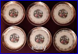 Vintage Crest O Gold Sabin's Warranted 22 KT Porcelain China 34 Piece Set Vintage Crest O Gold Sabin's Warranted 22 KT Porcelain China 34 Piece Set