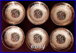 Vintage Crest O Gold Sabin's Warranted 22 KT Porcelain China 34 Piece Set Vintage Crest O Gold Sabin's Warranted 22 KT Porcelain China 34 Piece Set
