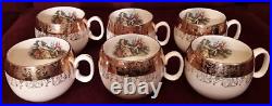 Vintage Crest O Gold Sabin's Warranted 22 KT Porcelain China 34 Piece Set Vintage Crest O Gold Sabin's Warranted 22 KT Porcelain China 34 Piece Set