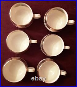 Vintage Crest O Gold Sabin's Warranted 22 KT Porcelain China 34 Piece Set Vintage Crest O Gold Sabin's Warranted 22 KT Porcelain China 34 Piece Set