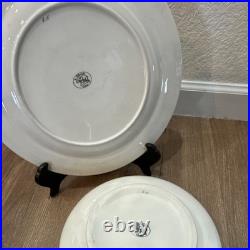 Vintage Effenbein China White & Gold Dinner, Porcelain Plates Bowls Serving Dish