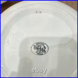 Vintage Effenbein China White & Gold Dinner, Porcelain Plates Bowls Serving Dish