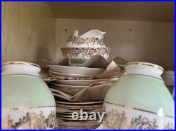 Vintage European Fine China Collection Gold-Plated Bone China Set