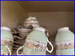 Vintage European Fine China Collection Gold-Plated Bone China Set