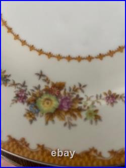 Vintage Fine China Made in Occupied Japan Floral with Gold Trim Service for 8
