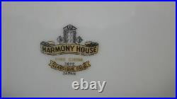Vintage Fine China Set Harmony House Classique Gold SEARS 1960s mostly s/8 57pcs