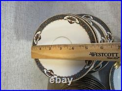 Vintage GB Bavaria Gimbel Brothers China Set Gold Trim Plates Cups 56 Pc