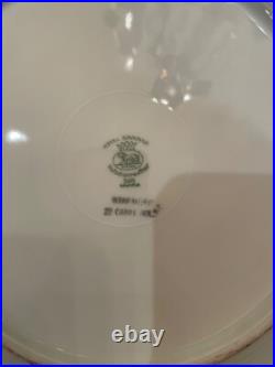 Vintage Gold Encrusted Porcelain Dinner Plates Set of 7 HUTCHENREUTHER 10.25