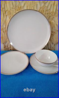 Vintage Golden Elegance Pattern by Royalton China Co. Translucent Fine Porcelain