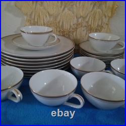 Vintage Golden Elegance Pattern by Royalton China Co. Translucent Fine Porcelain