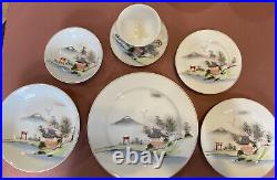 Vintage HAYASI China 93-Piece Service for 12 Hand-Painted Japanese Fine China