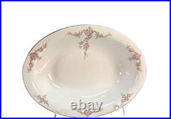 Vintage Heinrich & Co Rosalinda Bavaria China Set 38pc Pink Rose Gold Trim