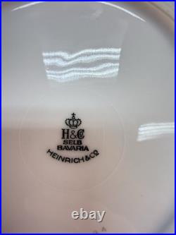 Vintage Heinrich & Co Rosalinda Bavaria China Set 38pc Pink Rose Gold Trim