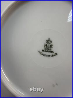 Vintage Heinrich & Co Rosalinda Bavaria China Set 38pc Pink Rose Gold Trim