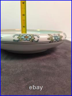 Vintage Japanese Gold Imari Porcelain plate, hand painted peacock and floral