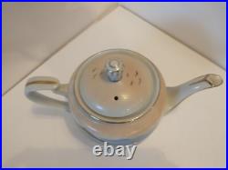 Vintage Japanese Kutani Porcelain China Tea Set. Hand Painted With Gold Accents