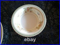 Vintage Jyoto china occupied Japan 97pc. Floral Dinner Set