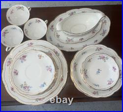 Vintage K&A Krautheim Selb Bavaria Floral Gold Trim Porcelain China Tea Set