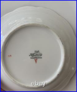 Vintage K&A Krautheim Selb Bavaria Floral Gold Trim Porcelain China Tea Set