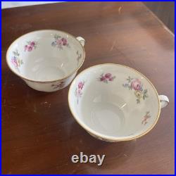 Vintage K&A Krautheim Selb Bavaria Floral Gold Trim Porcelain China Tea Set