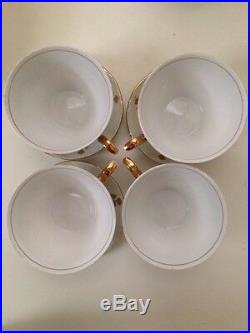 Vintage Kahla Porcelain Fine China Gold Trim Madonna GDR German Tea Set Creamer