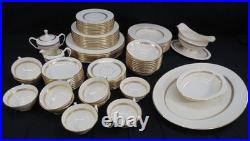 Vintage Lenox Imperial Gold Laurel Leaf China Set Seating For 8 (76) Pieces P338