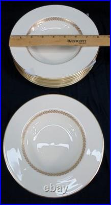 Vintage Lenox Imperial Gold Laurel Leaf China Set Seating For 8 (76) Pieces P338