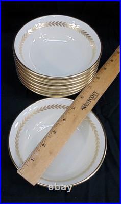 Vintage Lenox Imperial Gold Laurel Leaf China Set Seating For 8 (76) Pieces P338