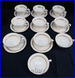 Vintage Lenox Imperial Gold Laurel Leaf China Set Seating For 8 (76) Pieces P338