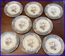 Vintage Lenox Ming Birds China Set 20 Piece 4 Place Settings Black Stamp