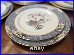 Vintage Lenox Ming Birds China Set 20 Piece 4 Place Settings Black Stamp