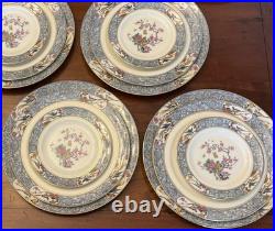 Vintage Lenox Ming Birds China Set 20 Piece 4 Place Settings Black Stamp