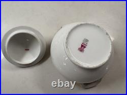 Vintage Limoges France Porcelain Dinnerware Set 36 Pc Rose Garland Gold Trim